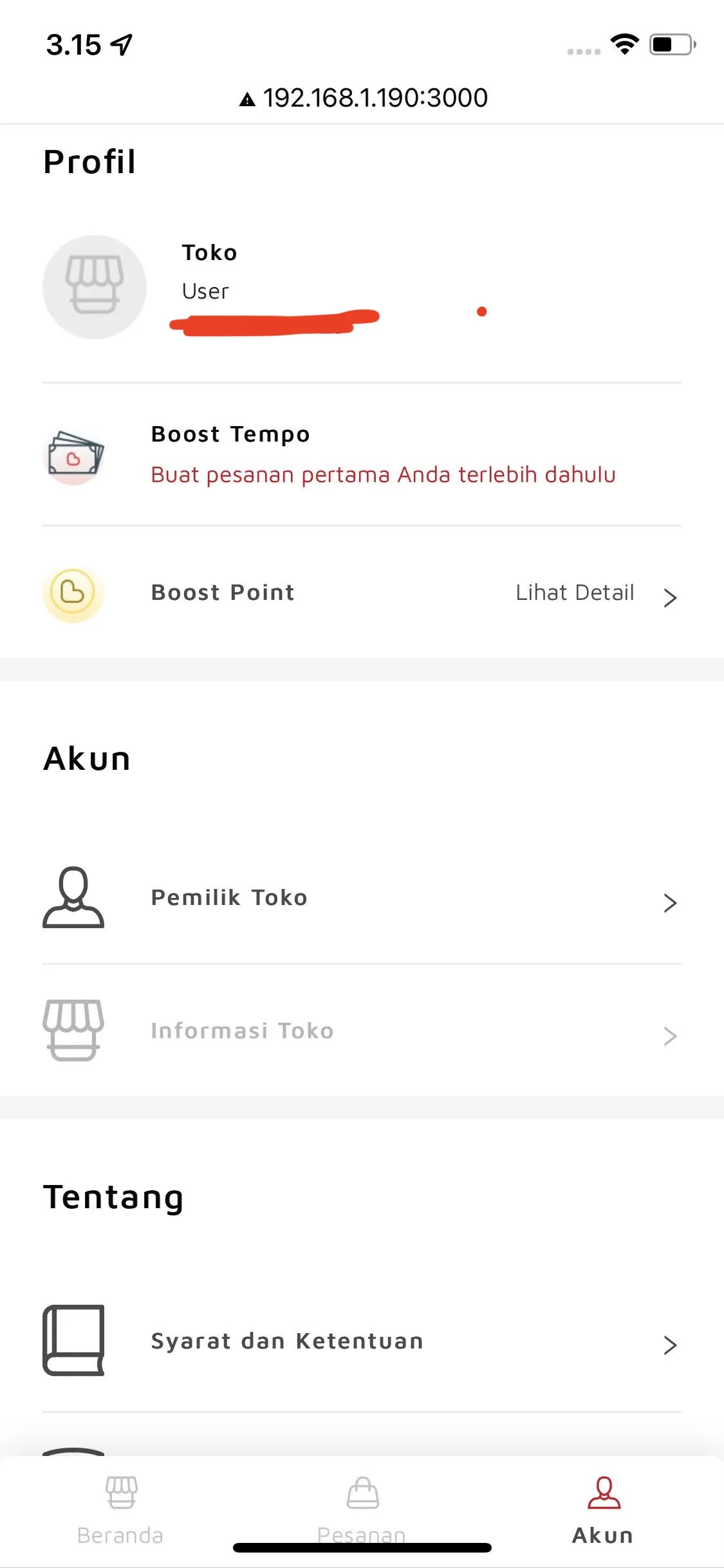 MyBoost Kedai Merchant Platform screenshot 4