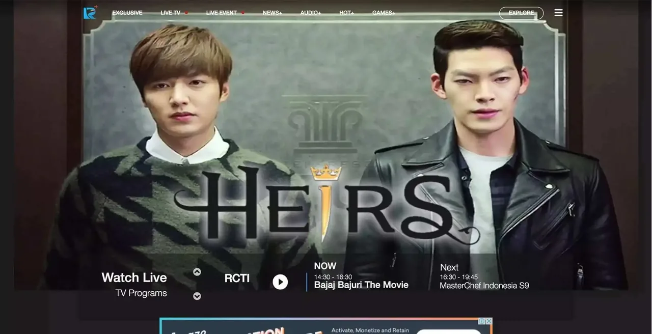 RCTI+ Streaming Platform
